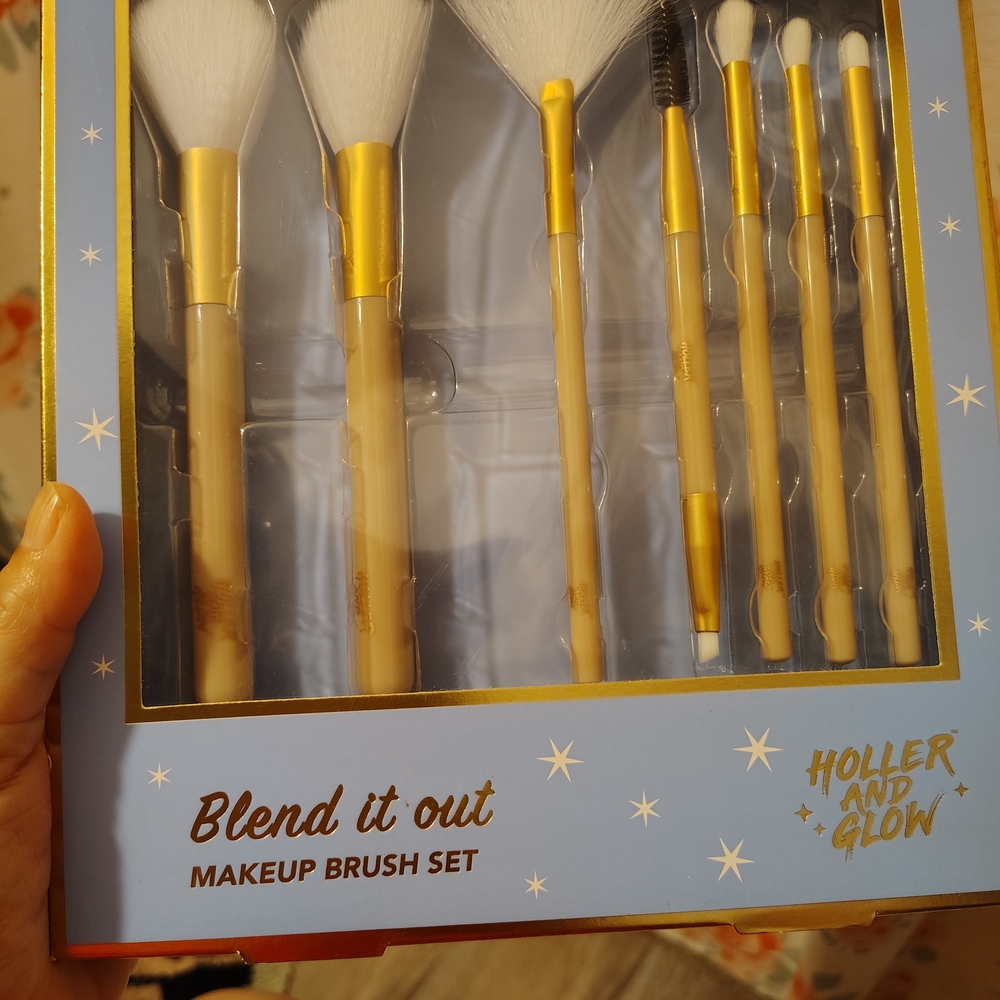 Gold Makeup Brush Set